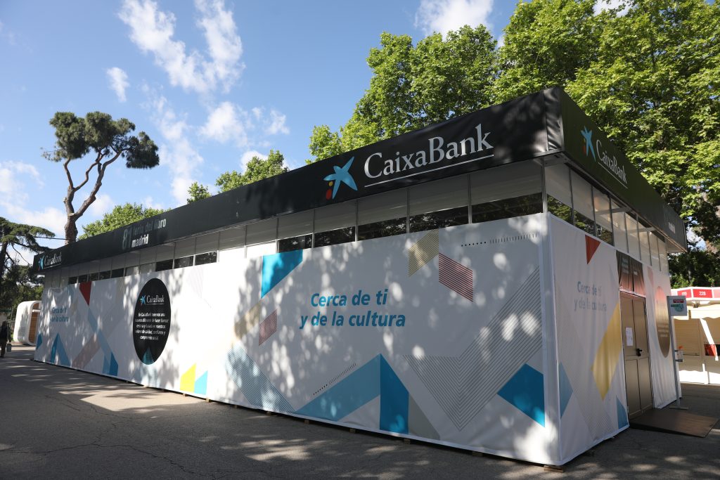 Pabellón CaixaBank de Actividades Culturales en la Feria del Libro de Madrid